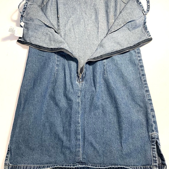 Stressed out sundress Jean material small - Picture 7 of 11